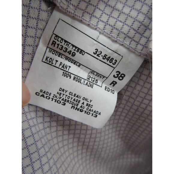 Loro Piana Jack Victor Pants 38 Wool Slacks Trousers Super 130s 38X31 - Picture 9 of 12